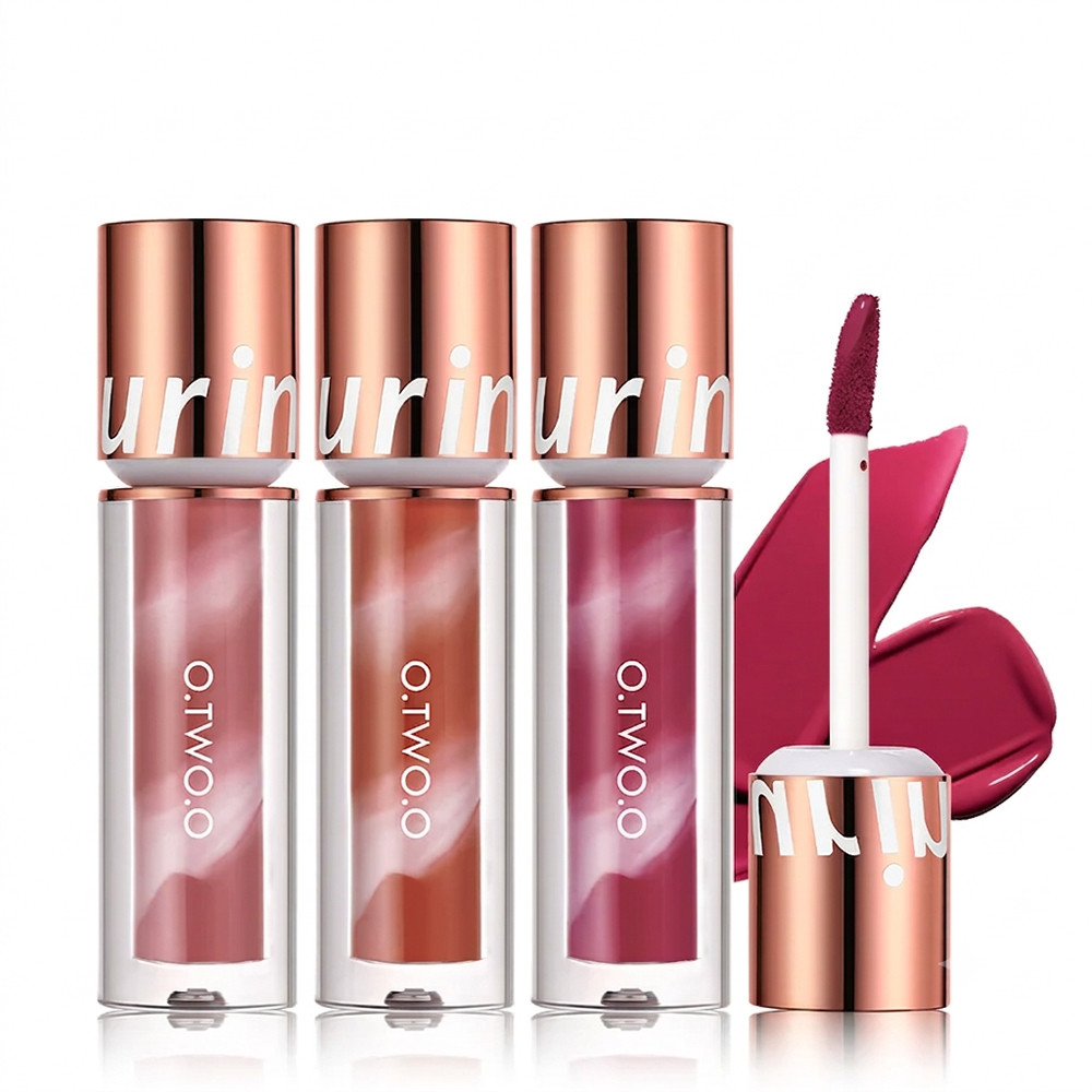 2023-O.TWO_.O-New-Trending-Lip-Gloss-Marbling-Water-Proof-Matt-Finish-Lip-Stick-Wholesale-price.jpg لیپ گلاس مات ضدآب او تو او مدل Marbling Matt Finish Lip Stick - تصویر 1