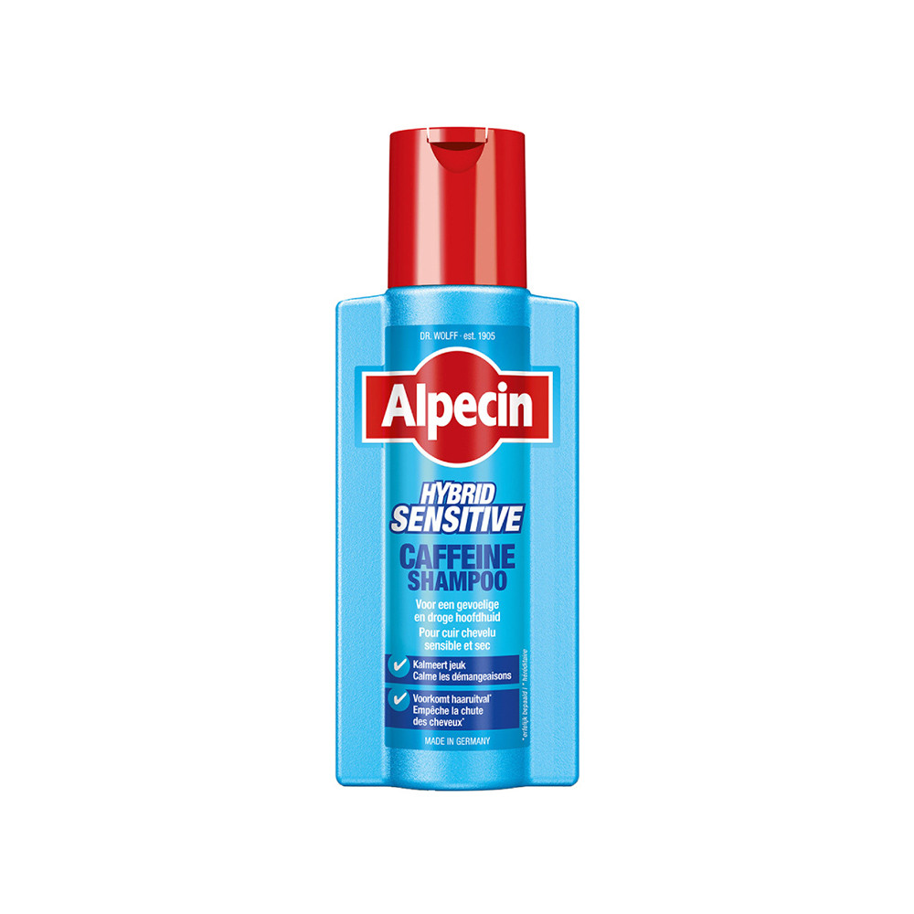 شامپو-تسکین-دهنده-پوست-سر-کافئین-آلپسین-Alpecin-Hybrid-Sensitive-Caffeine-Shampoo.jpg شامپو تسکین دهنده پوست سر کافئین آلپسین - تصویر 1