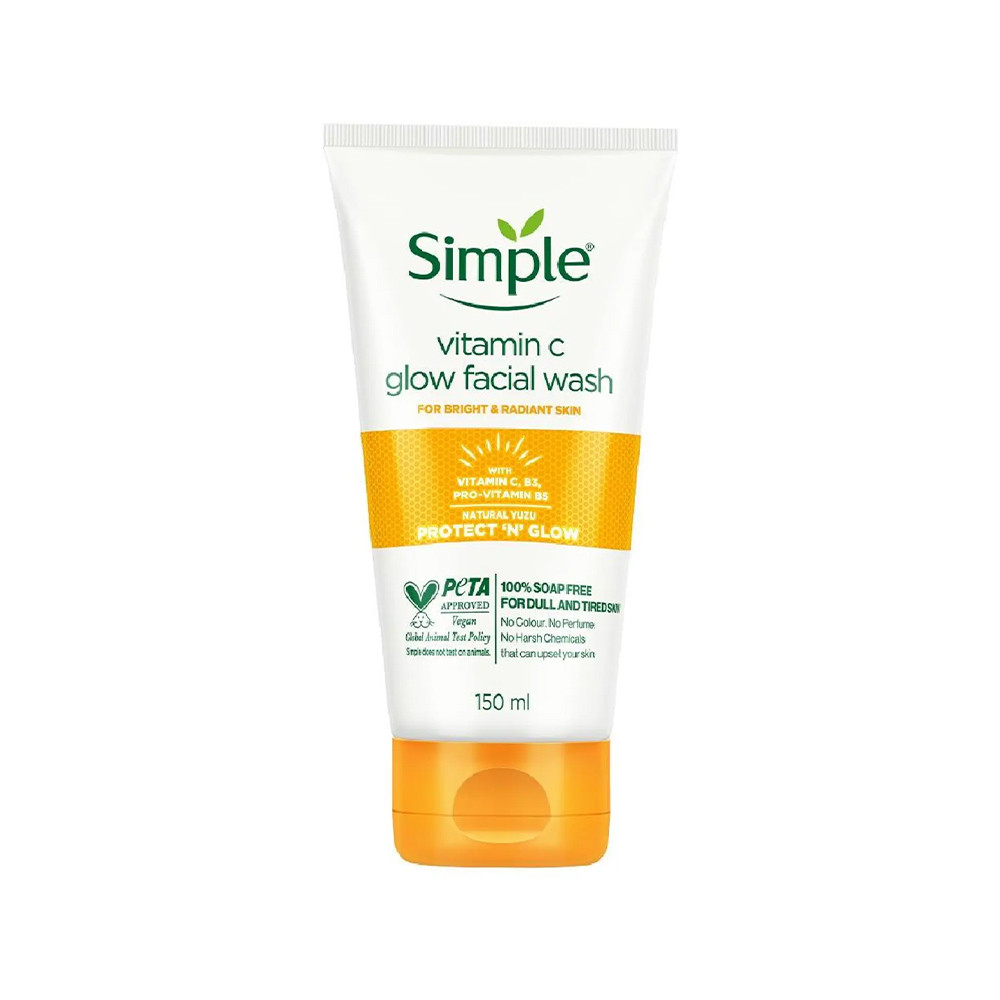 ژل-شستشو-صورت-ویتامین-سی-سیمپل-Simple-Glow-facial-wash-with-vitamin-C-and-anti-oxidants-4.jpg ژل شستشو صورت ویتامین سی سیمپل - تصویر 1